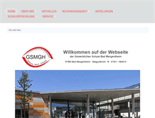 Tablet Screenshot of gsmgh.de